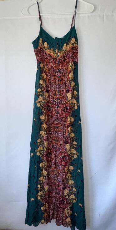 Free People Dresses & Skirts - Intimately Free People Floral Lace Trim Maxi Dress Size XS Cottagecore Romantic